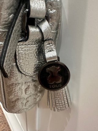 Bolso Tous Plata Ositos Relieve