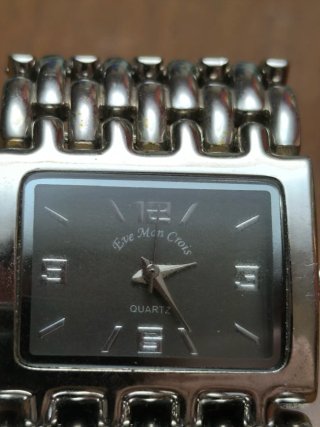Reloj Vintage Eve Mon Crois Plata Retro