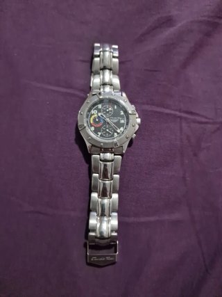 Reloj Caballero Emidio Tuchi Cronógrafo. Acero
