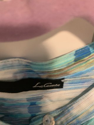 Blusa fresca t. M estampado acuarela