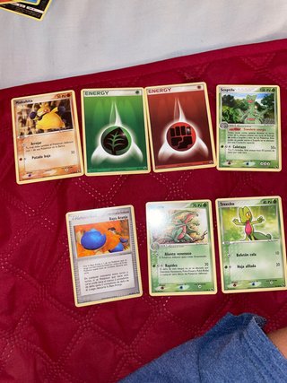 Cartas Pokémon 2004 - Makuhita, Sceptile, Treecko