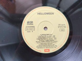 Vinilo Helloween - Live In The U.K. (LP 1st Press)