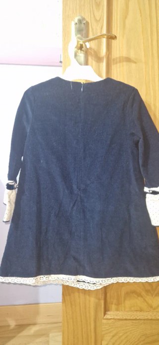 Vestido niña azul 6 años