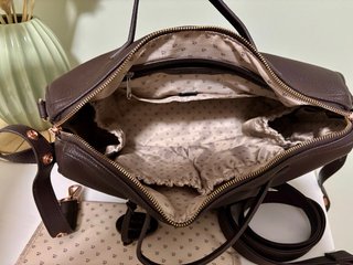 Bolso Organizador Pasito a Pasito / Piel Marrón