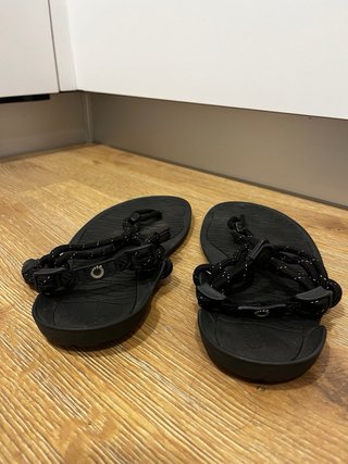 Sandalias barefoot negras Xero Shoes Aqua Cloud