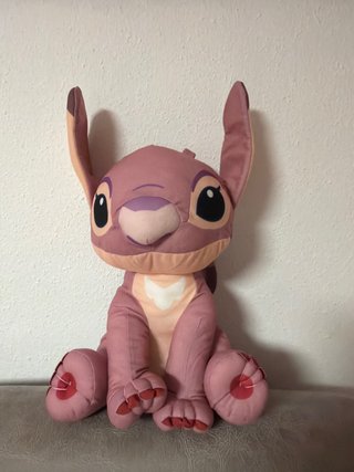 Peluche Angel Stitch Rosa Disney