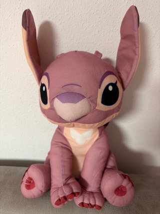 Peluche Angel Stitch Rosa Disney