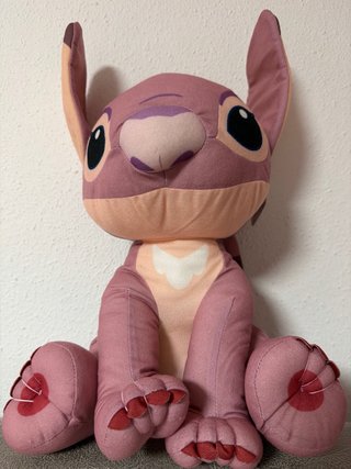 Peluche Angel Stitch Rosa Disney