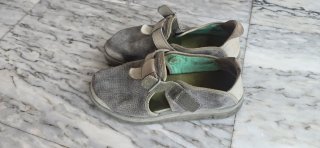Satorisan Zuecos Gris/Verde Talla 38