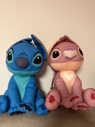 Peluche Stich y Ángel Disney