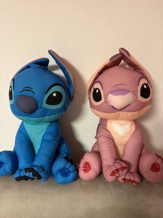 Peluche Stich y Ángel Disney