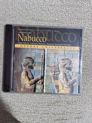 CD Nabucco Giuseppe Verdi Orquesta RAI Roma