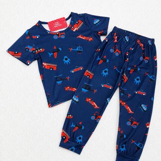 Pijama infantil niño 4-5 años vehículos