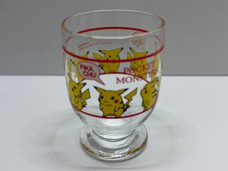 Set de vasos de cristal Pokémon retro JAP