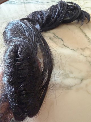 Extensión Pelo Coleta Garra Negro