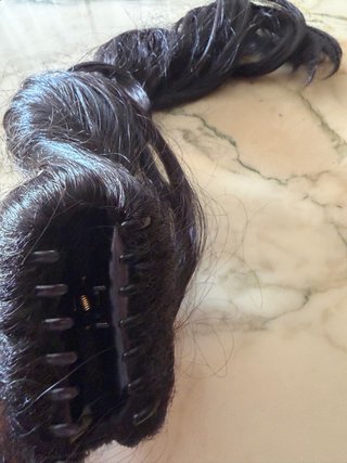 Extensión Pelo Coleta Garra Negro
