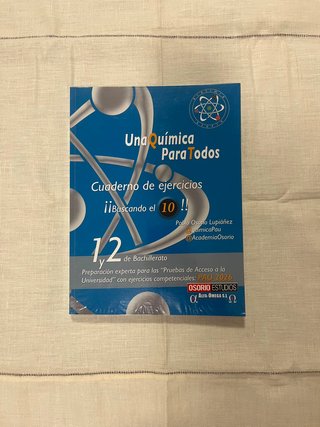 Libro - Una Química Para Todos Cuaderno ejercicios