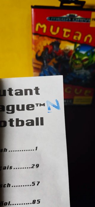 Mutant League Football Sega Megadrive