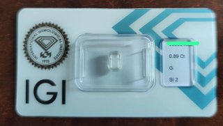 Diamante Natural 0.89 Ct G SI2 IGI