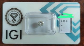 Diamante Natural 0.89 Ct G SI2 IGI