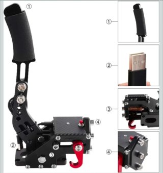 Freno de mano Simracing USB