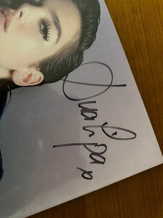Dua Lipa Disco Firmado y Sellado