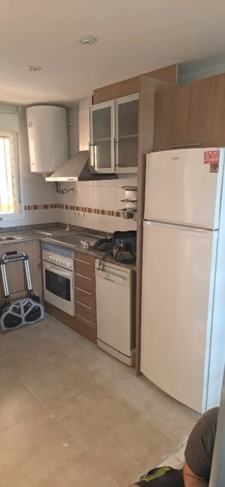 Muebles de Cocina Madera y Cristal