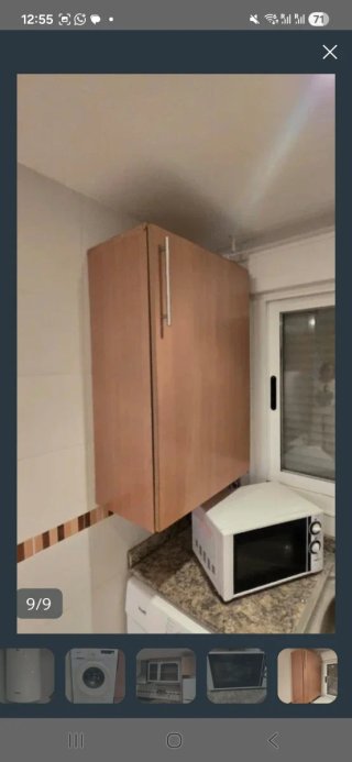 Muebles de Cocina Madera y Cristal