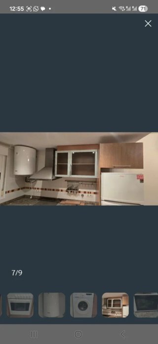 Muebles de Cocina Madera y Cristal