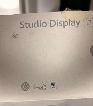 Apple Studio Display 17 Plata/Blanco - funciona