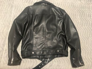 Cazadora Biker Stradivarius Negra