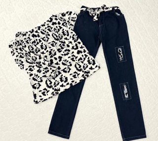 Conjunto PatPat Camiseta Animal Print 11-12 Años