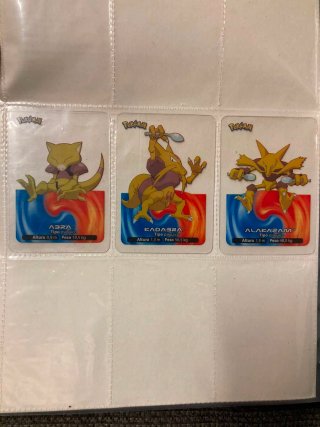 Lote Pokémon Lamincards 2005 Abra Kadabra Alakazam