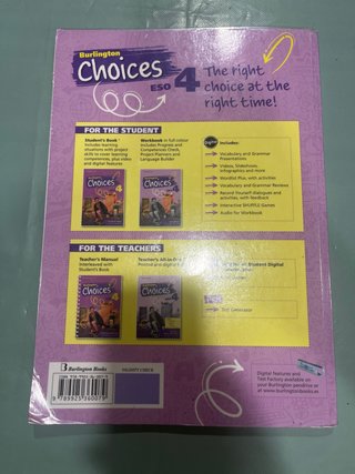 Libro 4 ESO Students Book + Workbook Usado