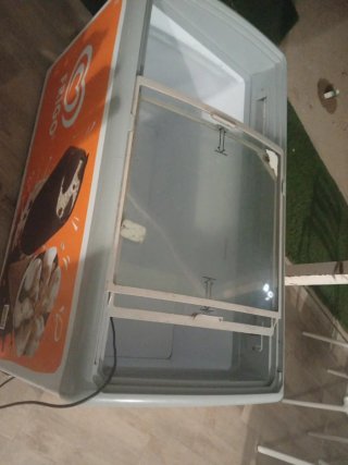 Congelador Frigo con puerta de cristal