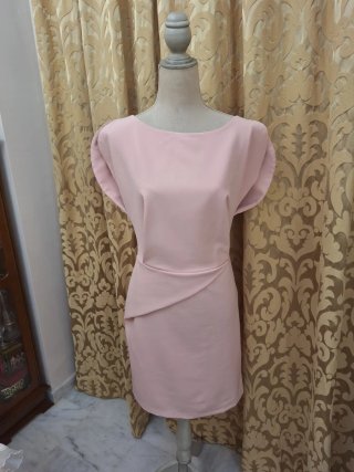 Vestido rosa elegante MonteCarlo París fairycore