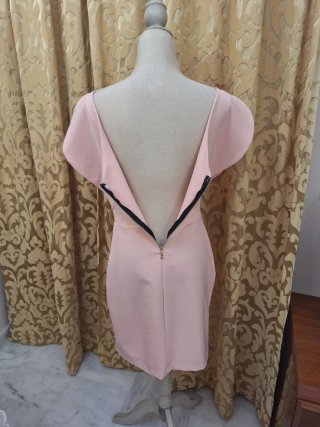Vestido rosa elegante MonteCarlo París fairycore