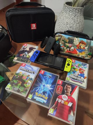 Nintendo Switch + 5 Juegos