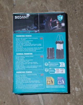 Lámpara LED Plegable SODANY Camping TS-2539