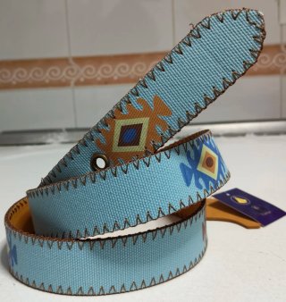 Cinturón Caballero Azteca Celeste
