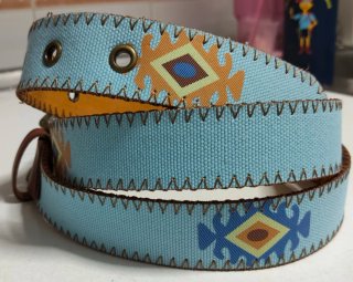 Cinturón Caballero Azteca Celeste