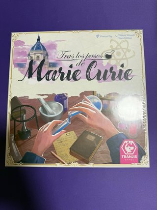 Juego de mesa Tras los pasos de Marie Curie
