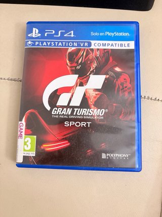 PS4 Slim 1TB Negra + Gran Turismo Sport + 2 mandos