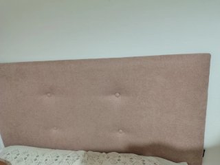 Cabezal Cama Tapizado Rosa 105/90cm