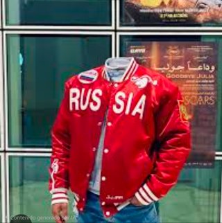 Chaqueta Bomber Roja Rusia