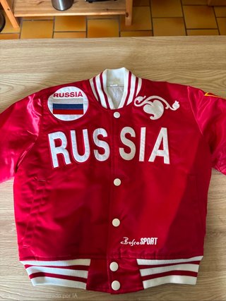 Chaqueta Bomber Roja Rusia