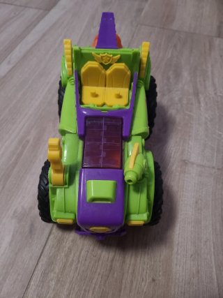 Coche Monster Roller Verde y Morado