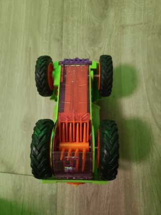 Coche Monster Roller Verde y Morado
