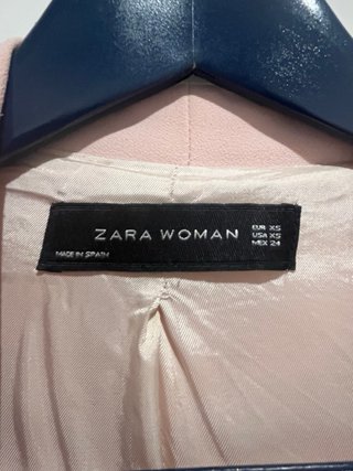 Americana Zara Mujer Rosa