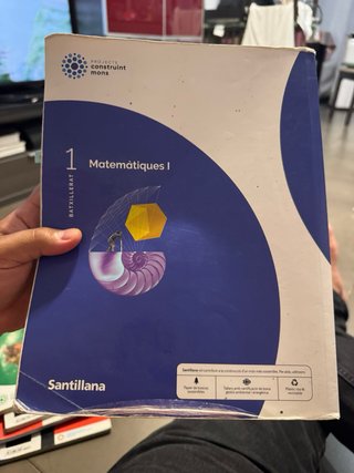 Matemàtiques I 1 Batxillerat : Projecte constru...